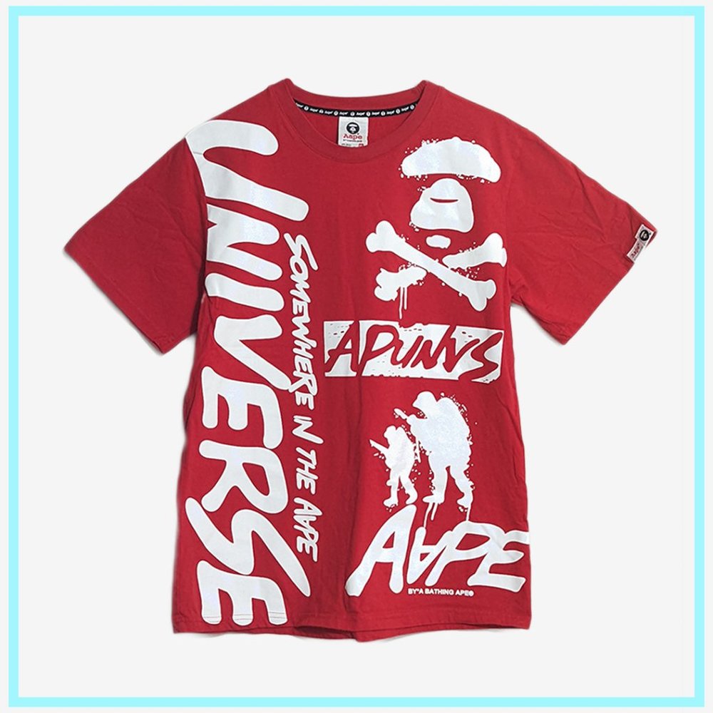 Red Aape Graphic T Shirt XL Large